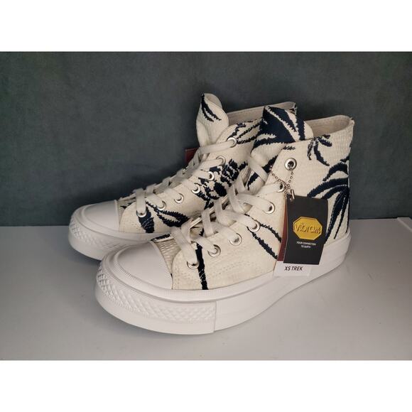 RARE Converse First String Chuck Taylor All Star Woven Floral Vibram Womens 8 - Picture 14 of 16